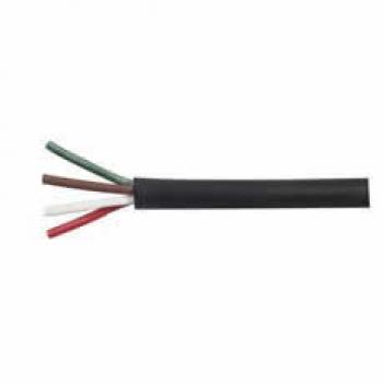 Anhängerkabel, vieradrig, für geringe Belastung, PVC, 30 m