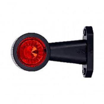 Begrenzungsleuchte, rot/weiß, LED 12/14 Volt, universal, 1 Stk.