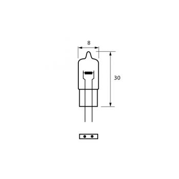 Bulb 24V 10W G4 CAPSULE HALOGEN Pk10