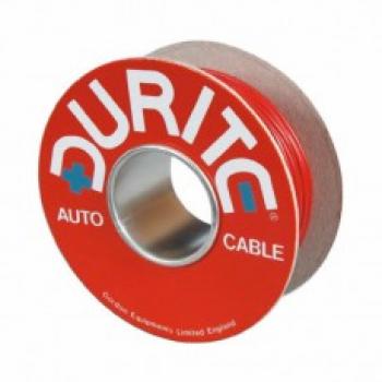 Cable Flat Twin Thin Wall 32/0.20mm Red/Black PVC 100M