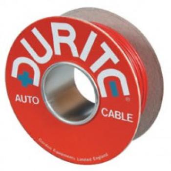 Cable Single Thin Wall 32/0.20mm Red PVC 100M