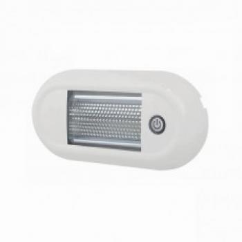 Deckenlampe, weiße Touch-LED, IP67, 12/24 Volt, ECE R10, 1 Stk.