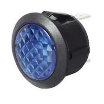 Kontrollleuchte, blau, LED 12/24 Volt, 1 Stk.