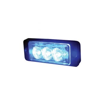 LED-Warnleuchte R65, 3 x blau A 12/24 Volt, 1 Stk.