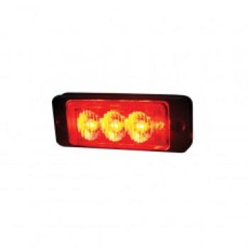 LED-Warnleuchte R65, 3 x rot A 12/24 Volt, 1 Stk.