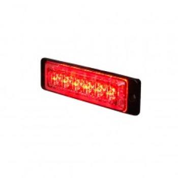 LED-Warnleuchte R65, 6 x rot A 12/24 Volt, 1 Stk.