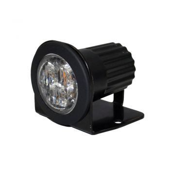 LED-Warnleuchte R65 rund, 3 x gelb A 12/24 Volt, 1 Stk.