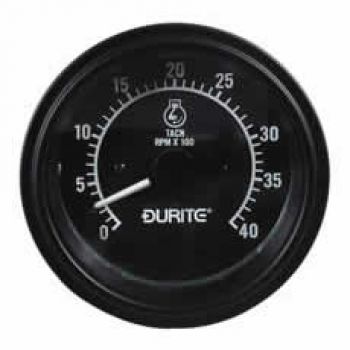 Tachometer mit Generatoraufnahme, 0  4.000 U/min, 12/24 Volt, 1 Stk.