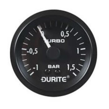 Unterdruck-/Druckmessgerät, 52 mm, mechanisch, mit PVC-Kapillarrohr 5 Fuß, 1 Stk.