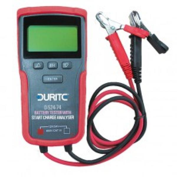 Battery Tester with Start/Charge Analyser 12/24 volt Bx1