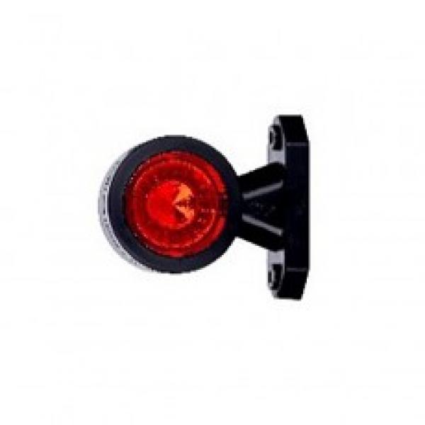 Begrenzungsleuchte, rot/weiß, LED 12/14 Volt, universal, 1 Stk.