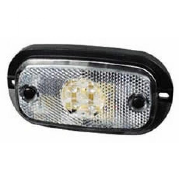 Frontmarkierungsleuchte, klar, LED 12 Volt, 1 Stk.