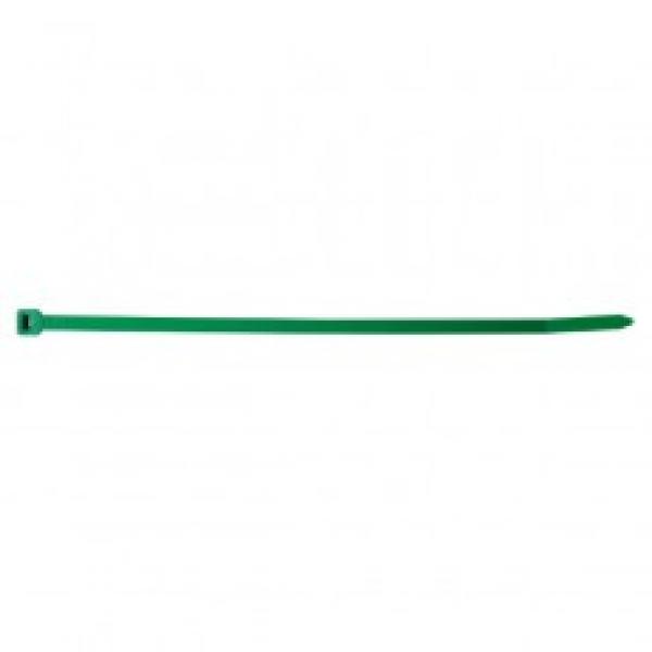 Kabelbinder, Nylon grün, 200 mm x 4,8 mm, 100 Stk.