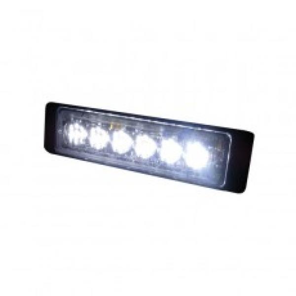 LED-Warnleuchte, 6 x weiß A 12/24 Volt, 1 Stk.