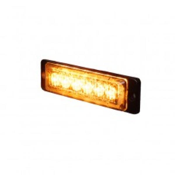 LED-Warnleuchte R65, 6 x gelb A 12/24 Volt, 1 Stk.