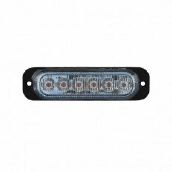 LED-Warnleuchte R65/R10, 6 x gelb A 12/24 Volt, 1 Stk.