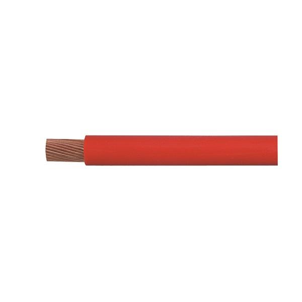 Starterkabel, flexibel, 196/0,4 mm, rot, PVC, 10 m