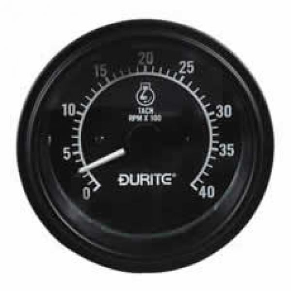 Tachometer mit Generatoraufnahme, 0  4.000 U/min, 12/24 Volt, 1 Stk.